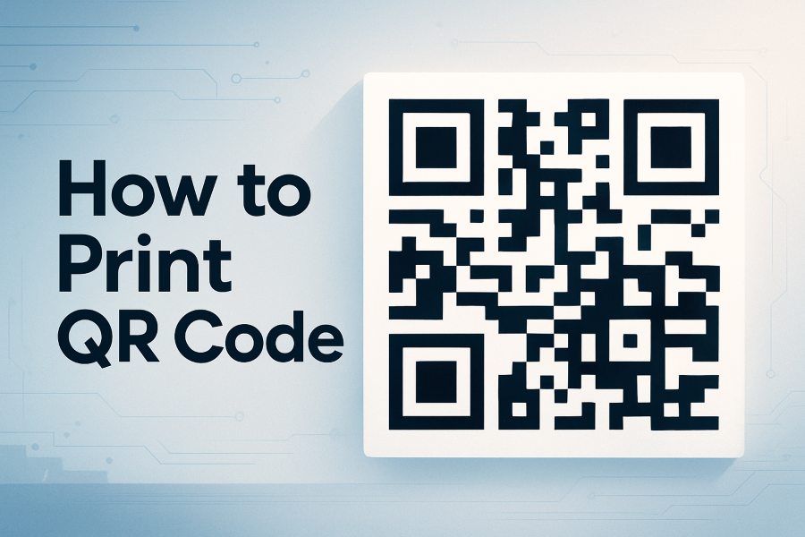 How to Print QR Code